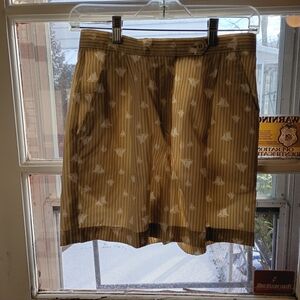 Liz Claiborne Women's Shorts Petite 6 Great Condition Sailboat Pattern Pockets